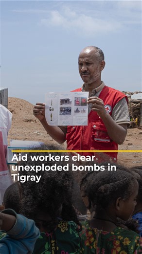 Aid workers in northern Ethiopia are clearing unexploded bombs left from the two-year civil war in the Tigray region. These munitions are causing children to lose limbs and restricting people’s access to agricultural land and water. | Al Jazeera English