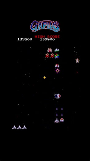 Gaplus 10 – Classic Arcade Gameplay #shorts