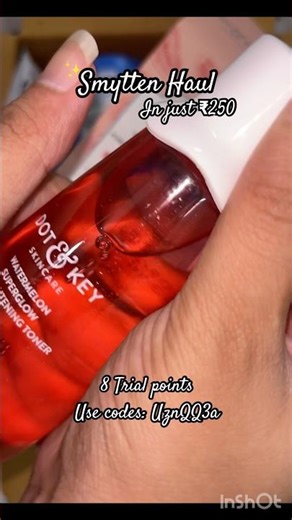 Smytten ✨ #haul #smytten #smyttenfreesample #shorts #ytshorts #smyttenhaul #trials #freeproducts