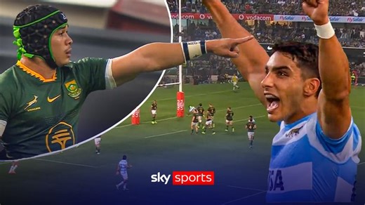 South Africa vs Argentina: Springboks gaffe gifts Argentina BIZARRE try and leaves players and commentators stunned
