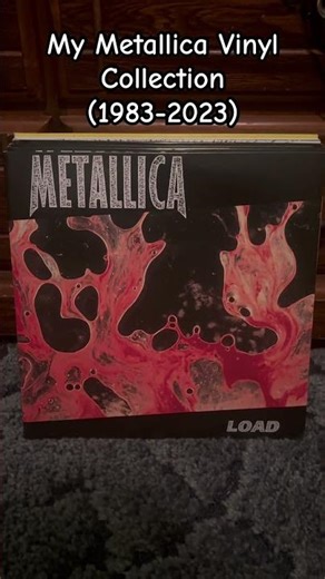 My Metallica Vinyl Collection (1983-2023) #metallica #metal #vinylcollection #heavymetal #shorts