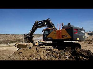 Volvo EC750E loading 30 tons ADT