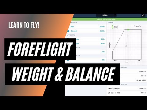 Calculating Weight & Balance with ForeFlight | Private Pilot Checkride