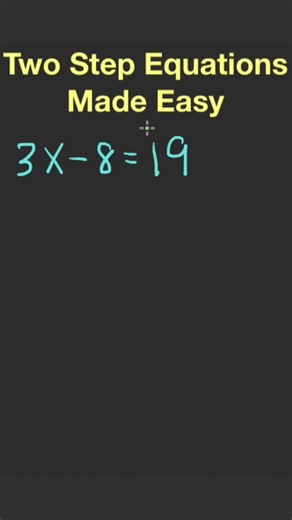 How to Solve 2-Step Equations Fast!