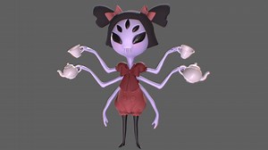 Muffet - Download Free 3D model by Taylor Jacobson (@manekineko)