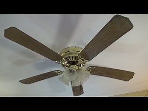 Codep Stratosphere 52" Hugger Ceiling Fan in Polished Brass