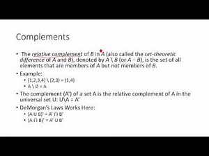 Sets - Discrete Math Structures 4