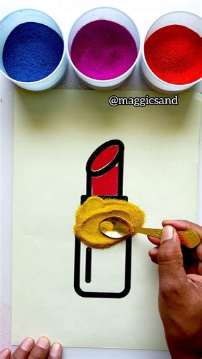 Satisfying sand art #sandart #relaxing #asmr #asmrsounds #shorts #sandartist