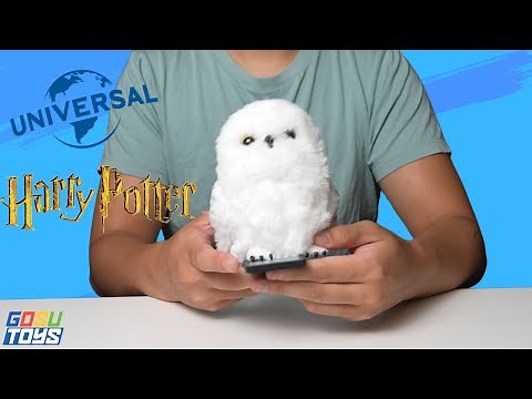 Universal Studios Harry Potter Interactive Snowy Owl Unboxing and Review