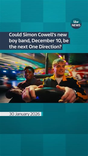 December 10 is a new boy band formed by Simon Cowell through the Netflix documentary series Simon Cowell: The Next Act, which premiered on December 10, 2025, and is where the band’s name comes from. #itvnews #news #december10 #simoncowell | ITV News