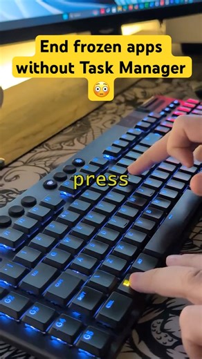 End Any Frozen App Instantly Without Task Manager 😱 (PC Shortcut)
