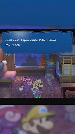 What happens if you read the ghost's diary in Paper Mario: The Thousand-Year Door?