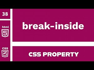 CSS Property : break-inside explained !