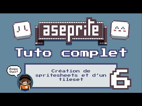 Tutoriel Aseprite - 6/6 - Création d'un spritesheet et d'un tileset dans Aseprite