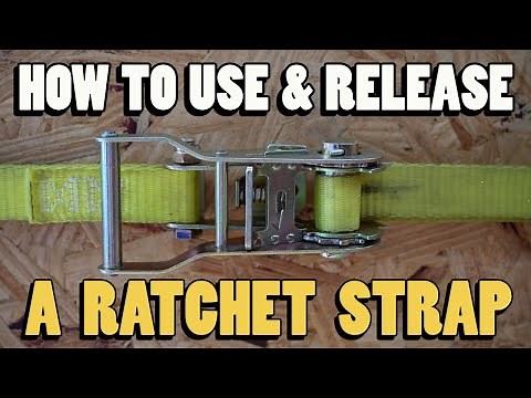 How To Undo & Release a Ratchet Strap - Professional Load Securement & Strapping Tips
