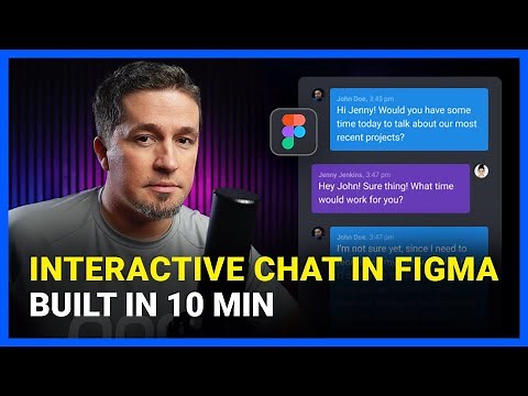 Figma Chat Component - Built in 10 Minutes