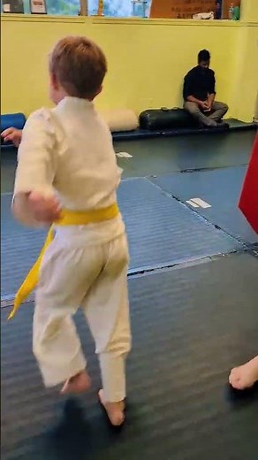 Martial Arts Agility & Kicking Drill for Kids! 🥋🔥#karate #martialart #shotokankarate #mma