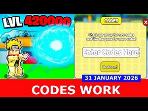 *CODES* [🌀] Rasengan Simulator ROBLOX | JANUARY 31, 2026