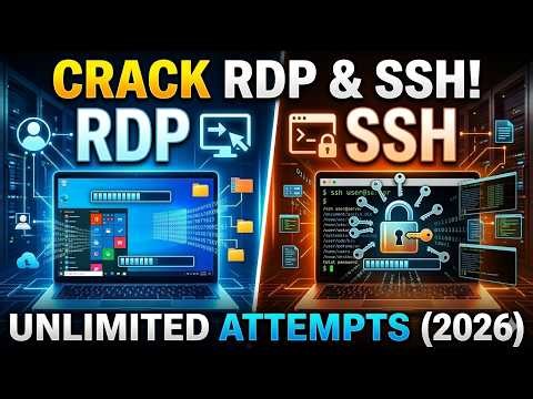 🚀 RDP & SSH Brute-Forcing in 2026 | How to Crack RDP & SSH Servers | X - L O L