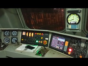 #RailGateChannel #WAG9CabRide WAG9 Locomotive Cab Ride & Inside View At Night | INDIAN RAILWAYS |
