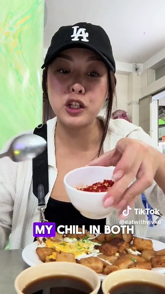 Bot Chien is fried rice flour cake usually fried with an egg and its one of my favorite street foods in Vietnam. So far, Hai Van has the best. Bookmark it! #vietnamesefood #streetfood #haivan #botchien #riceflourcake #saigon #vietnam #lozivn #anngon #tiktokvn #foodyvn #eatwithvivxo