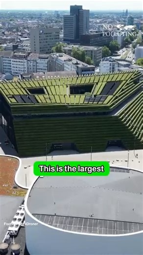 @greenbuildingsfortomorrow on Instagram: "🏙️ Cities Growing Green Right in the heart of Düsseldorf, Germany, Ko-Bogen II is redefining what it means to be green. This isn’t just a building — it’s a living ecosystem, wrapped in over 30,000 hornbeam plants, stretching along 8 km of living hedges. These plants do more than look stunning: 💚 Act as a natural air conditioner, reducing the need for artificial cooling 💚 Filter air pollution and capture CO₂ 💚 Provide shade and evaporative cooling, ke