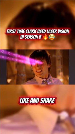 Clark tries heat vision for the first time in Season 7 😭🔥 #smallville