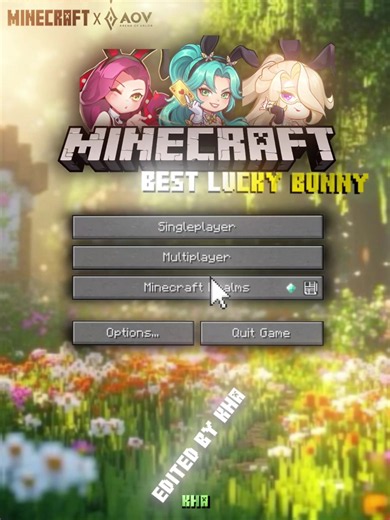 Minecraft x AOV #aov #minecraft #fyp #edit #luckybunny