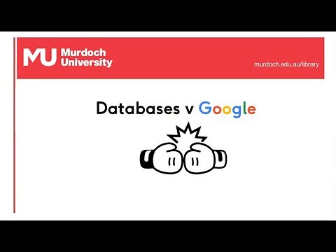 Databases vs Google