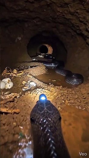 Inland Taipan's Eve View Inside a Hidden Desert TerritorvA tinv micro-camera explore