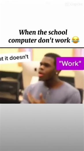 POV the school computer doesn’t work #goesviral
