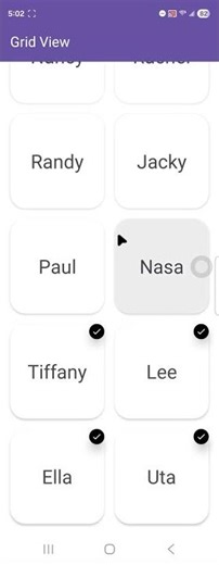 Android Grid View (demo)