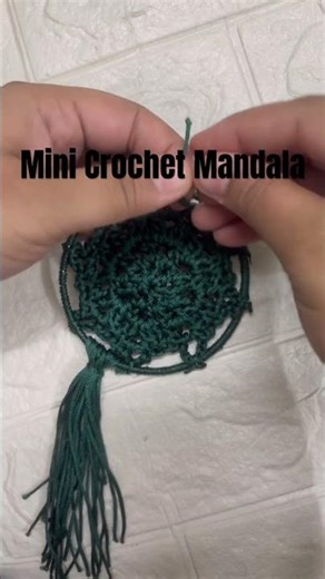 Crochet mini mandala