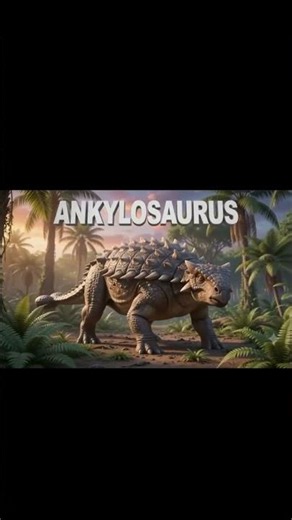 🛡️ Ankylosaurus: The Armored Tank of the Cretaceous | Amazing Dinosaur Facts