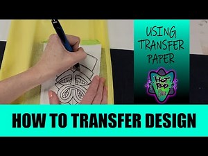How to transfer design using Saral Paper - HotRod Jen