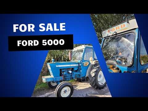 Ford 5000 Tractor with Fieco Cab | Full Walkaround, Running Engine & Drive Test - For Sale!