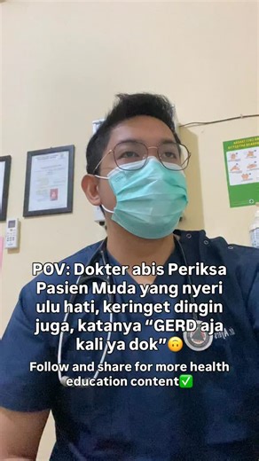 dr. Ayers Gilberth Ivano Kalaij | Research and Medical Speaker on Instagram: "Beberapa kali ketemu orang muda yang nyeri ulu hati, keringet dingin juga, katanya “GERD aja kali ya dok”🙃 pas digali lebih lanjut ternyata nyerinya intesitas sedang ke tinggi dan menembus ke belakang, mual muntah juga, dan orang rumah dan lingkungannya semuanya ngerokok. Pas diperiksa rekam jantungnya, ternyata bukan GERD, tapi serangan jantung (STEMI Inferior)🤯🤯🤯 Kalau dulu katanya usia 35 keatas baru bisa kena s