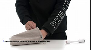 Handheld Vacuum Cleaner Cordless, Mini Foldable Portable Vacuum with 120W Rechargeable Power, LED Lighting and 9000Pa Suction for Car, Home, and Pet Hair Cleaning(White)