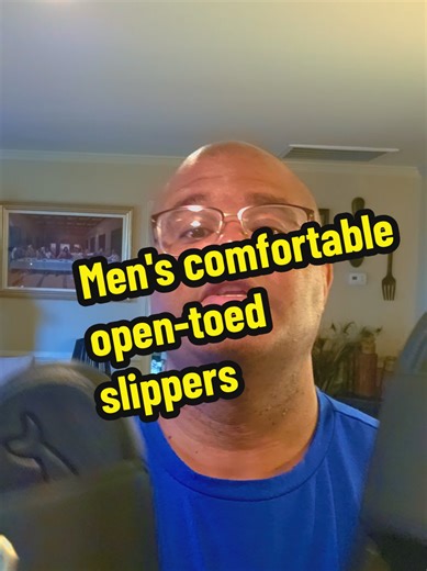 Men's comfortable open-toed slippers #fyp #trending #viral #buy #shopping #shoppinghaul #gift #giftideas #men #women #tiktok #tiktokmademebuyit #tiktokshop