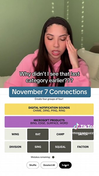 Solving the Last Category Puzzle - Connections Game