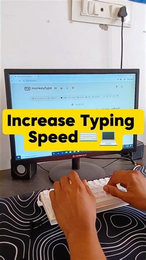 99% people type slowly on keyboard #typing #stenograper #typingspeed #touchtyping #prototyping #asmr