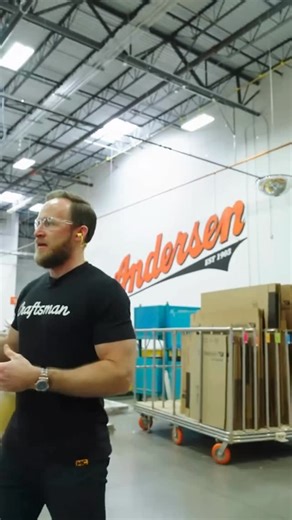 Andersen Windows + Doors Pros on Instagram: "Got 30 seconds? ⏱️ That’s enough time to preview how our 100 Series windows are crafted. For the full tour of our 600,000-square-foot facility led by @nickschiffer and @trghomeconcepts from @moderncraftsmanpod, click the link in our bio. #AndersenWindows"