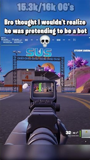 He was pretending to be a bot #fortnite