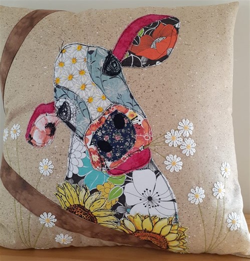 Cow Applique Pattern: Scrappy Farm Animal Quilt Block (PDF Pattern) - Etsy