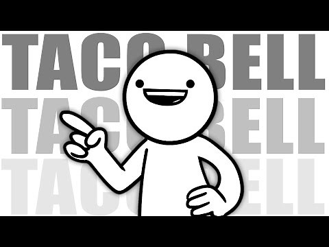 asdfmovie14 but the death bell chimes are replaced with the Taco Bell "Bong" sound effect