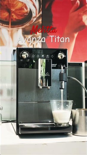 Making a perfect Latte Macchiato with Melitta Avanza Titan #coffee #cafe