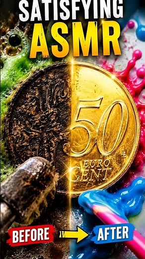 Most Satisfying Coin Clean Yet ✨🤤