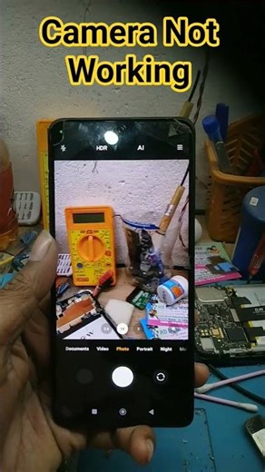 Redmi Mobile Front Camera Not Working #shorts