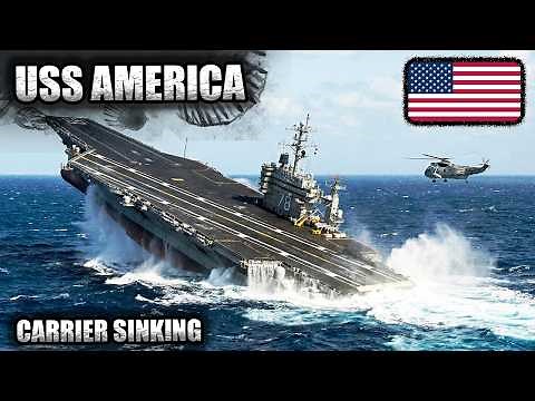 Intentional sinking of the aircraft carrier USS America
