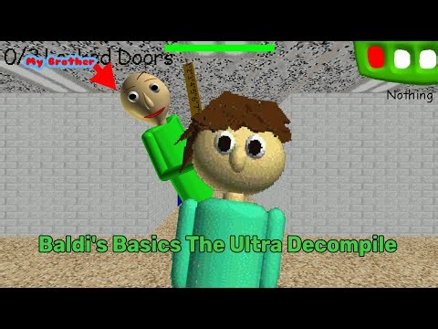 Baldi's Basics The Ultra Decompile Multiplayer Part 2 - Me And My Brother - Android Gameplay 📏